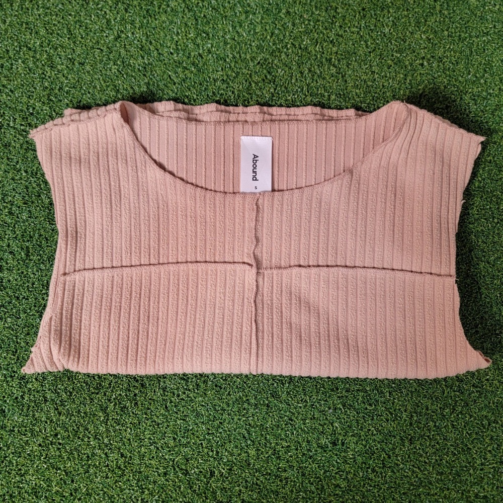 Abound Ribbed‎ Knit Tank Top Sleeveless Casual Everyday Top Size S